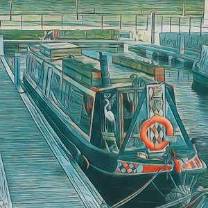 Cosy Narrowboat Benedict, Clarence Dock Leeds Botel